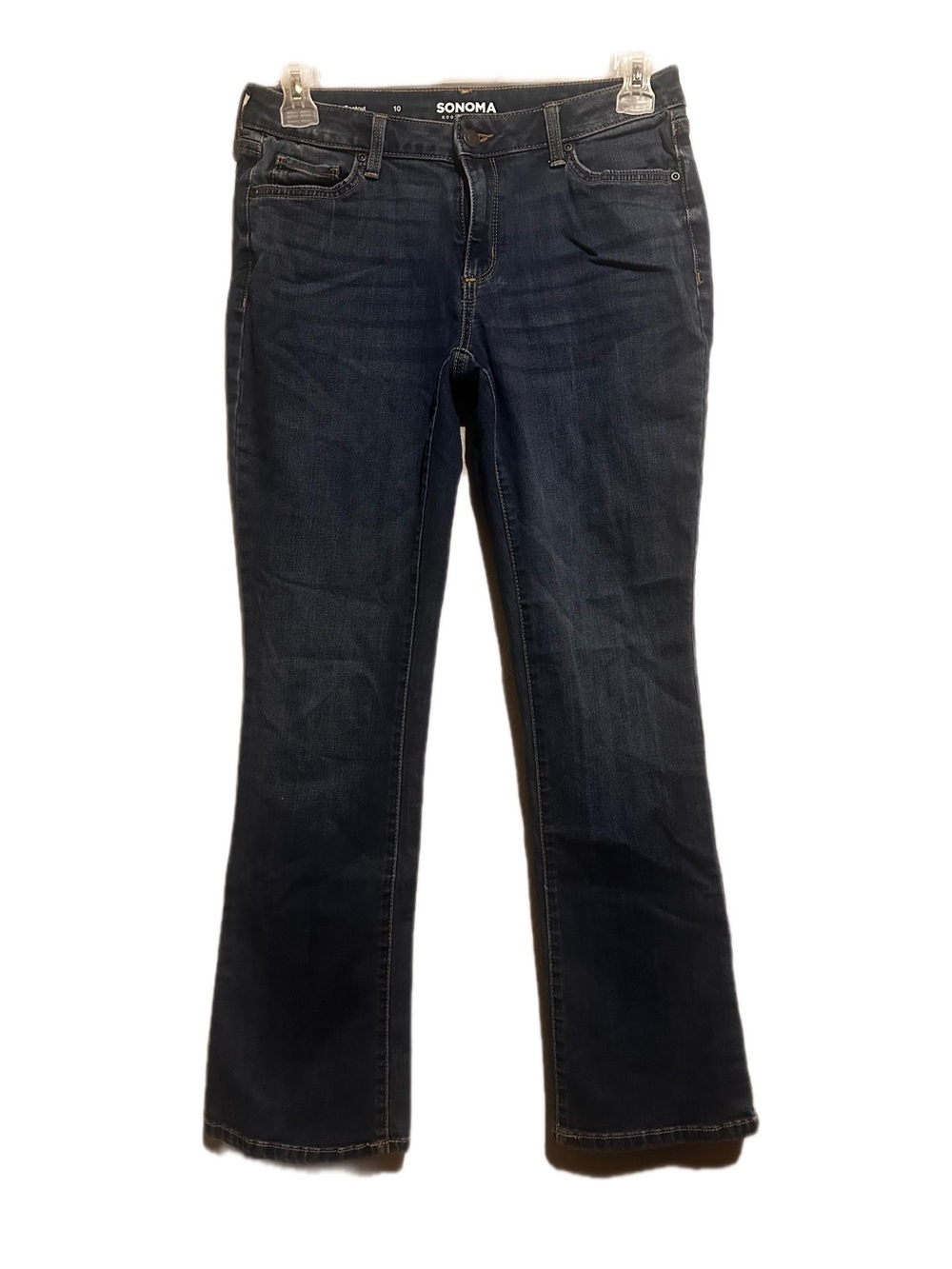 Sonoma Women's Dark Indigo Flare Jeans